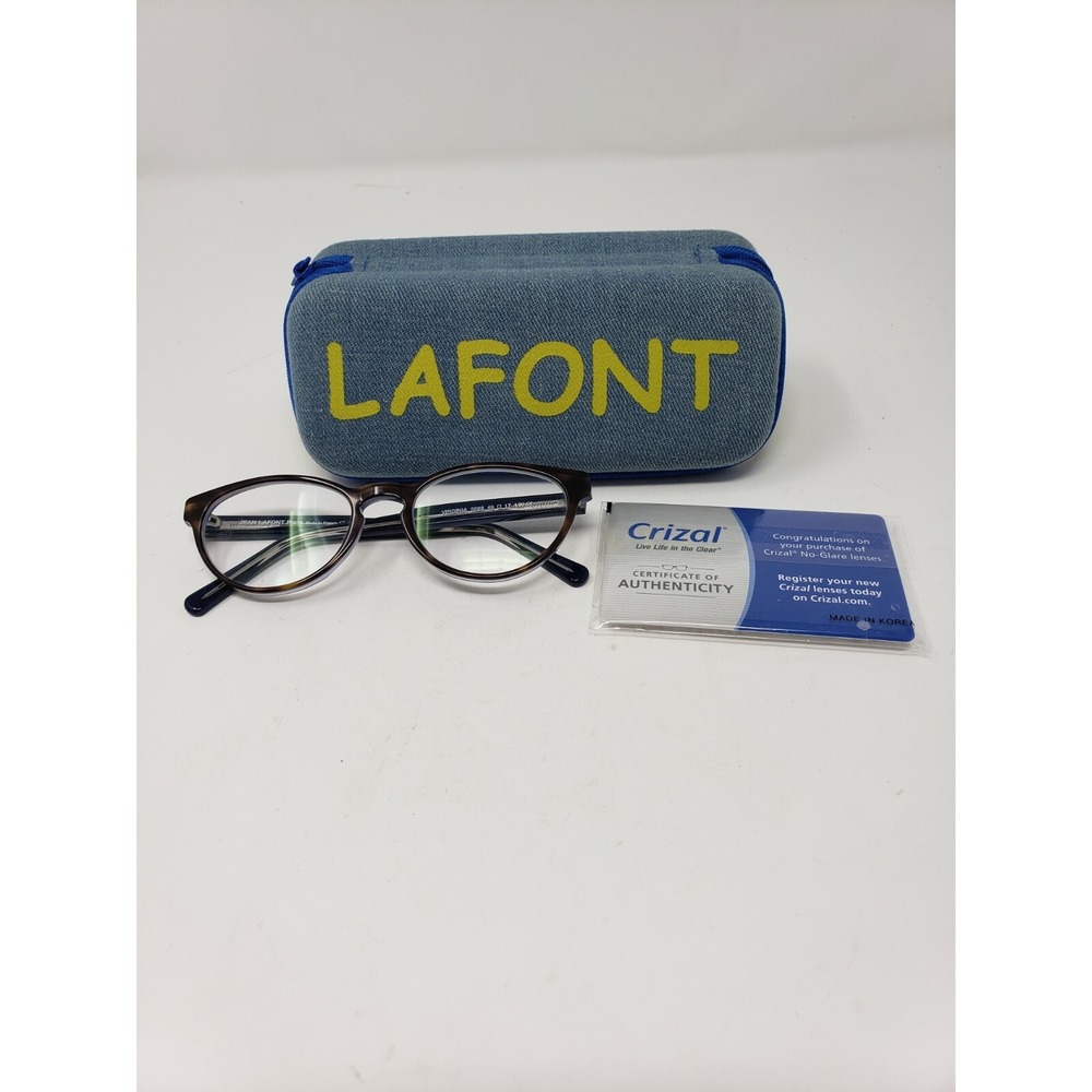 Jean Lafont Paris Virginia 5068 Cat Eye Turquoise Tortoise Eyeglasses France